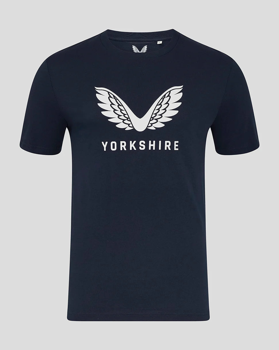 Mens Yorkshire Large Castore Logo Tee