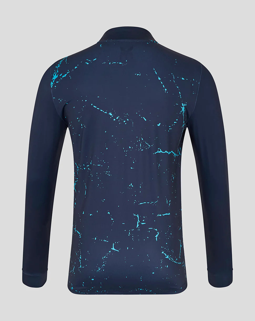 Mens Yorkshire Graphic Performance 1/4 Zip Top