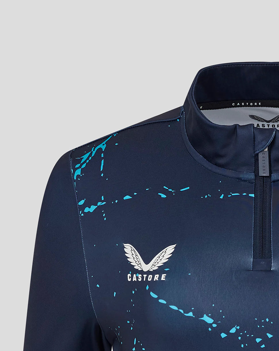 Womens Yorkshire Graphic Performance 1/4 Zip Top