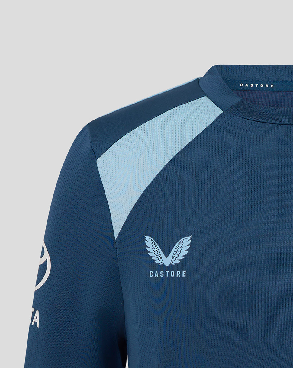 Junior 26/27 Training Short Sleeve T-Shirt - Blue