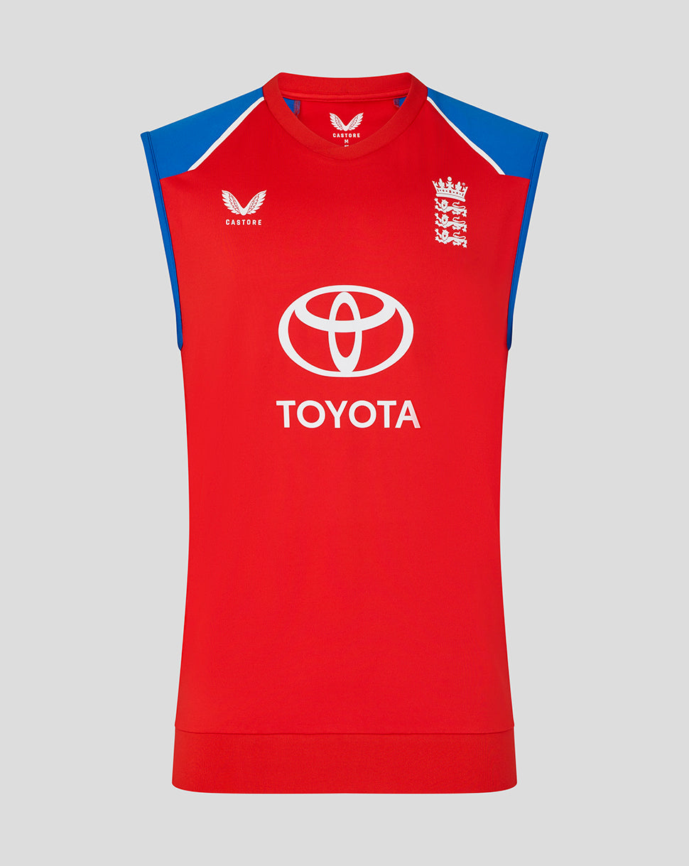 Mens 26/27 T20 Sleeveless Vest - Red