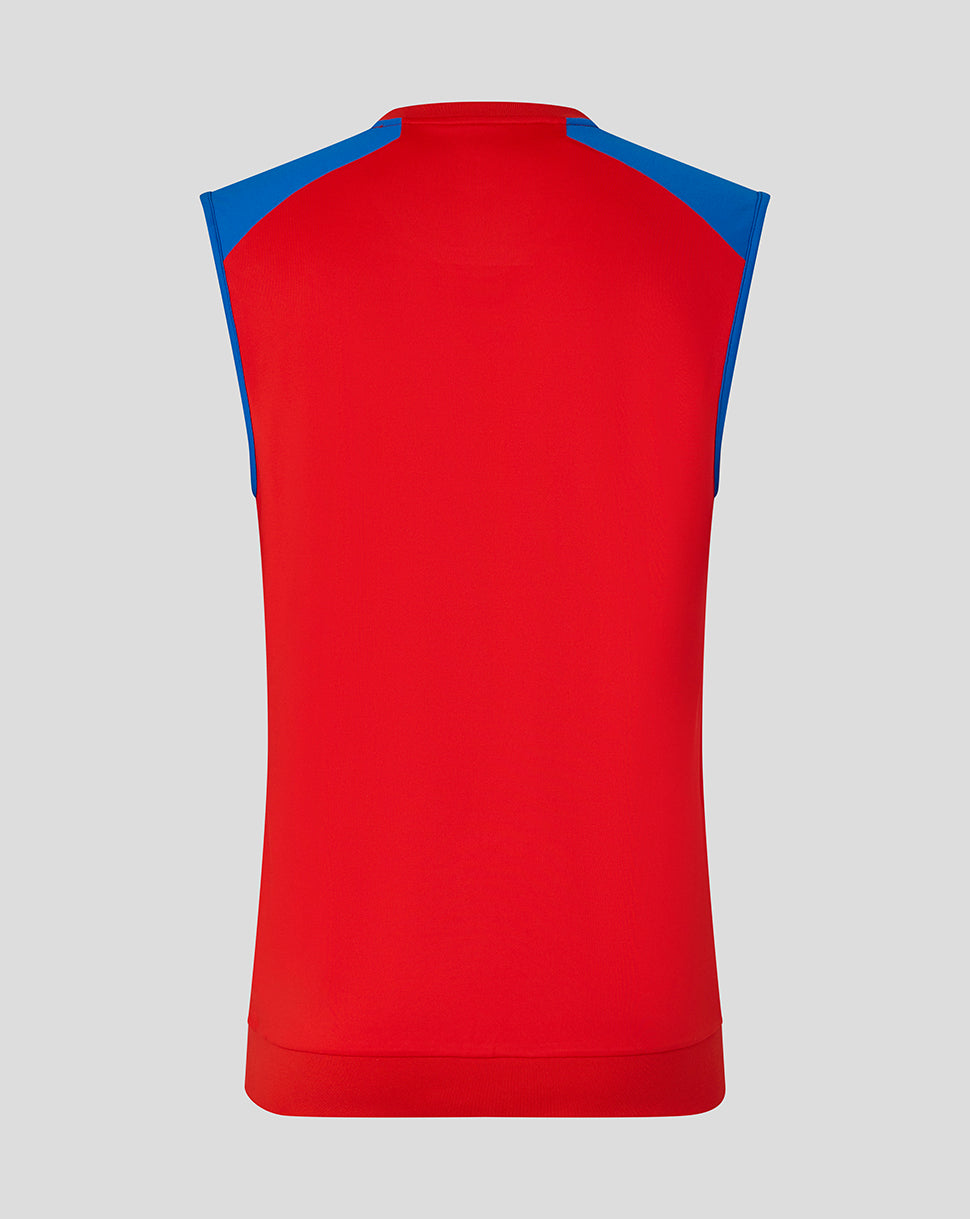 Mens 26/27 T20 Sleeveless Vest - Red