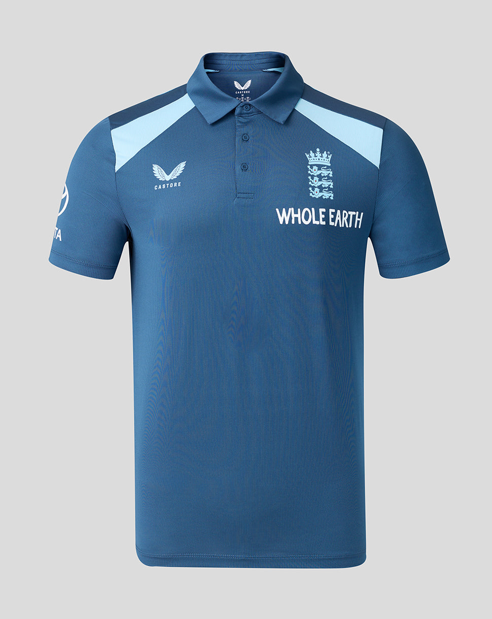 Mens 26/27 Training Poly Polo - Blue