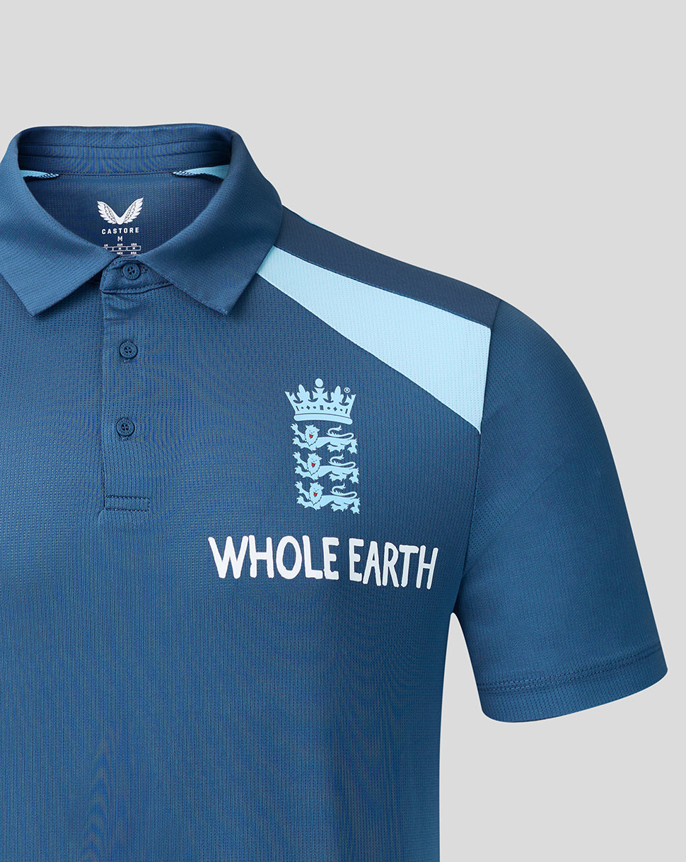 Mens 26/27 Training Poly Polo - Blue