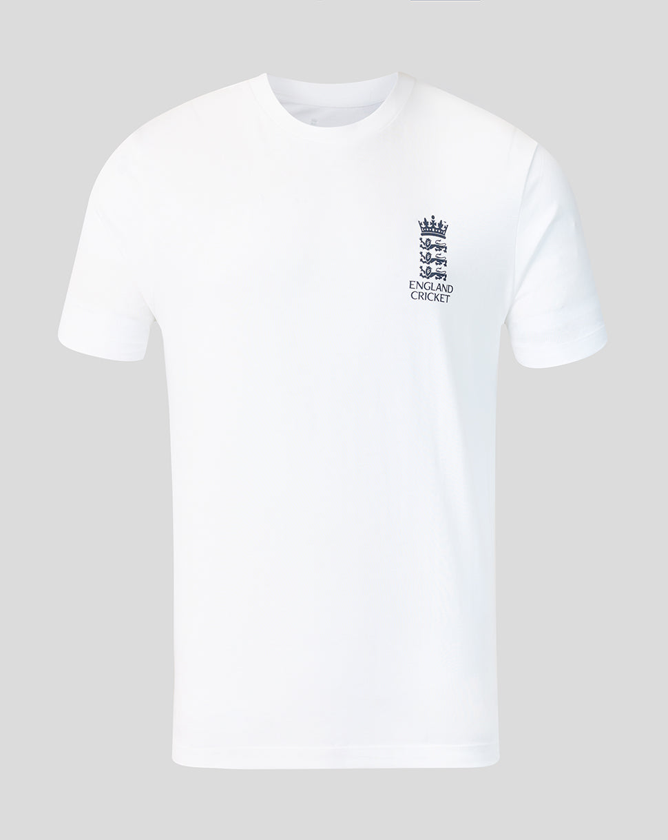 Adults 26/27 Essentials Crest Short Sleeve T-Shirt - White