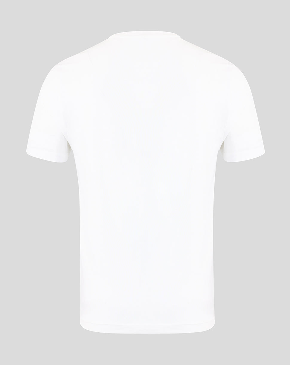 Adults 26/27 Essentials Crest Short Sleeve T-Shirt - White