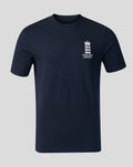 Adults 26/27 Essentials Crest Short Sleeve T-Shirt - Navy