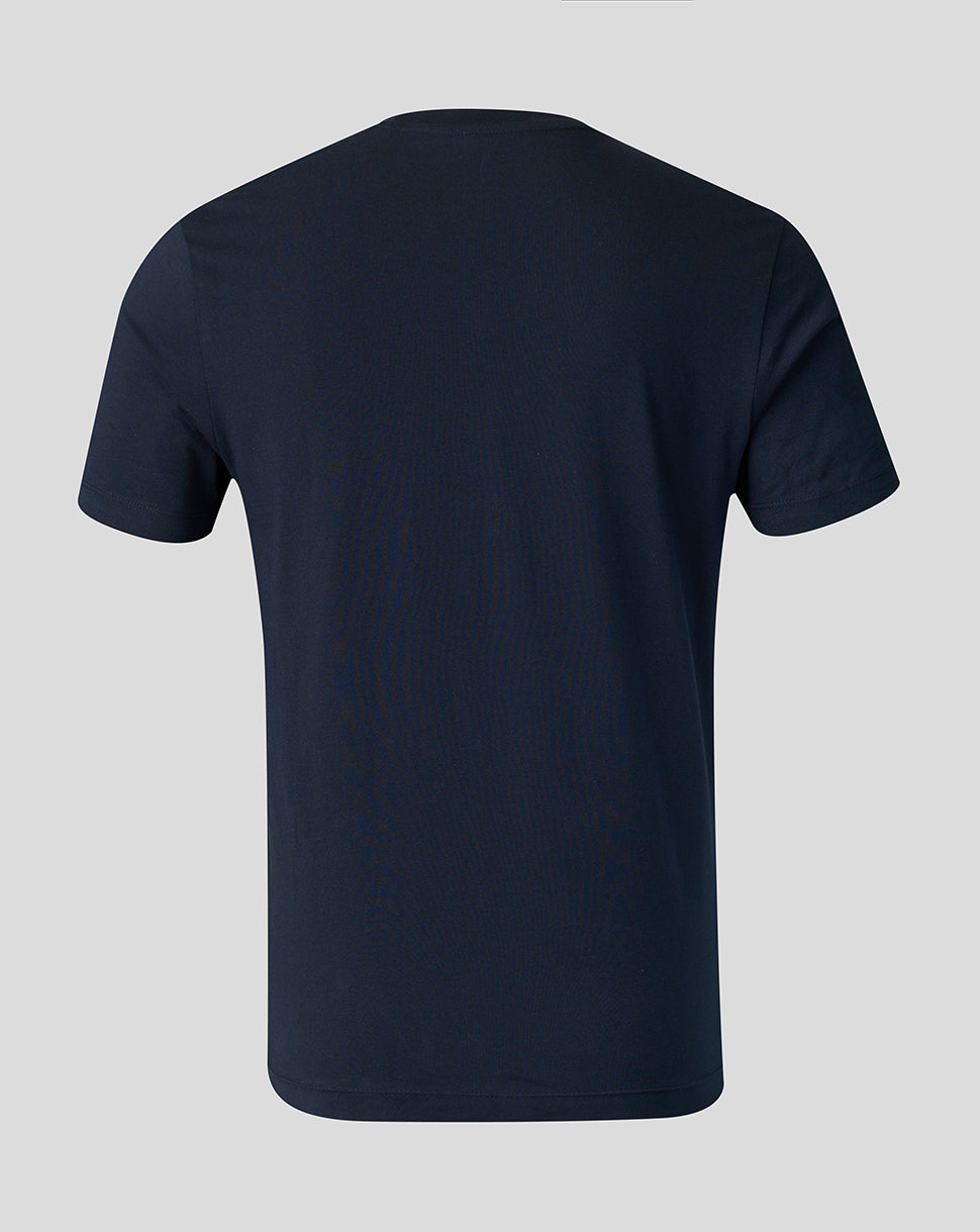 Adults 26/27 Essentials Crest Short Sleeve T-Shirt - Navy